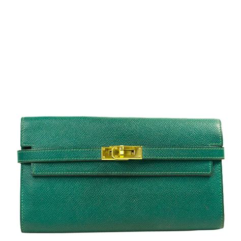 hermes wallet green